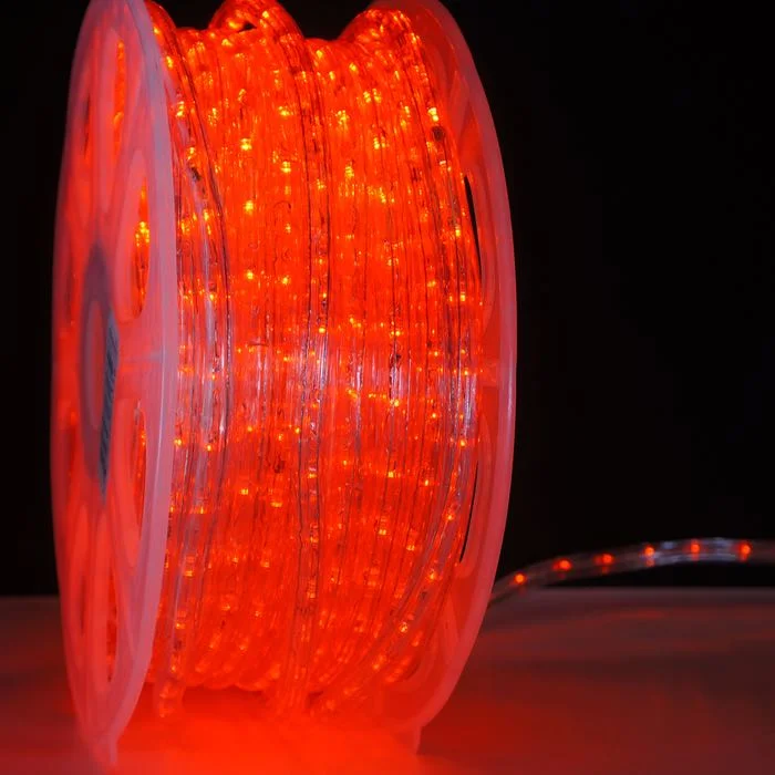 Christmas Cozy Winter Nights 1/2" Red LED Rope Lights