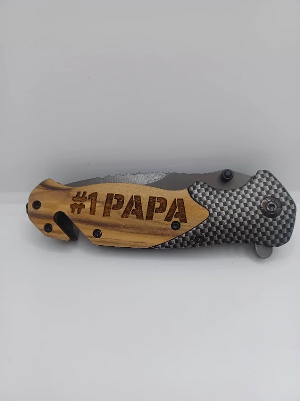Christmas Candles PRE ORDER - Utility Knife - CAN BE ENGRAVED TO SAY ANYTHING