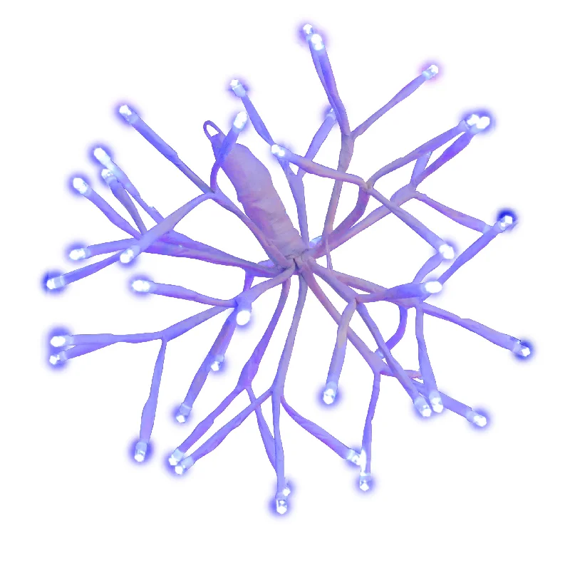 Christmas Mistletoe 10" Starlight Cluster with 48 LED Blue Lights