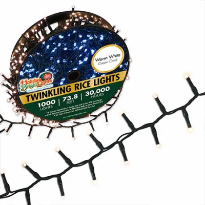 Holiday Bright Lights Twinkling Christmas Light Set 73.8 L ft.