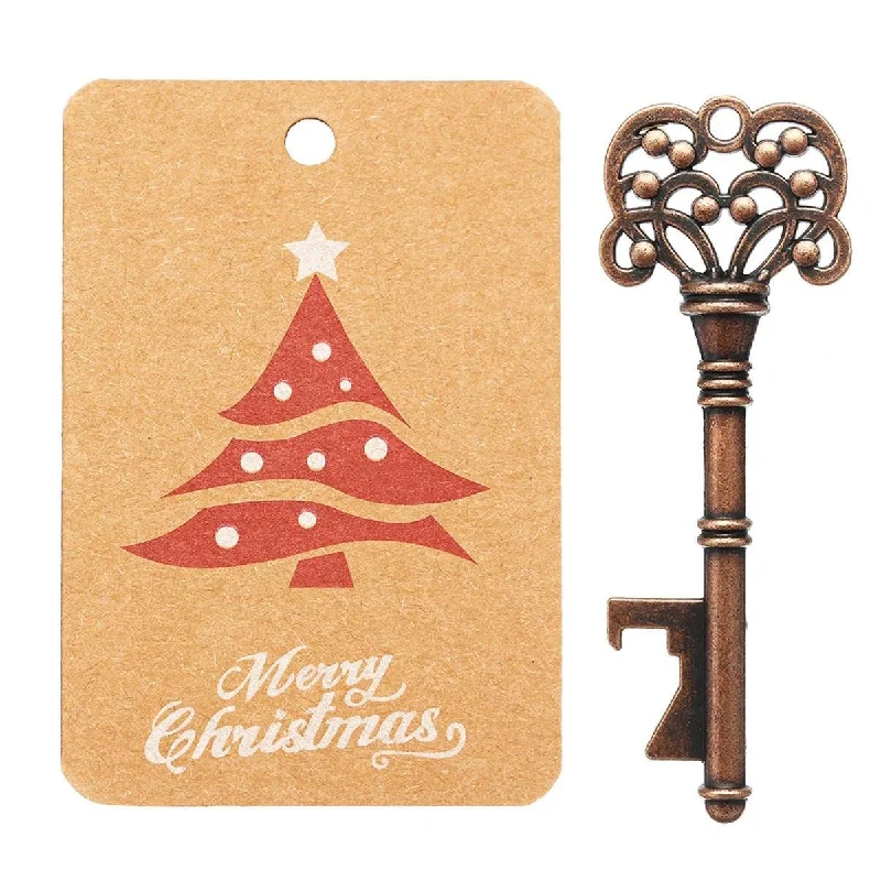 Christmas Festive Candle Arrangements Santa Magic Key Christmas Tree Ornament