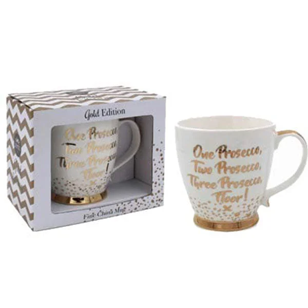 Christmas Peaceful Holiday Nights 123 Floor Prosecco China Mug
