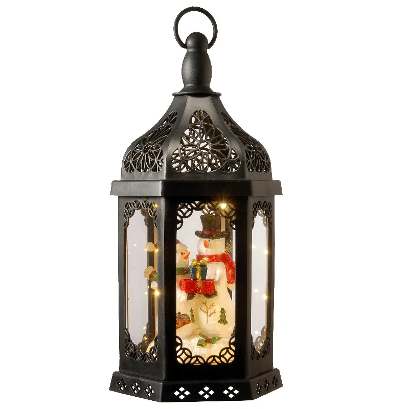 Christmas Songs 15 in. Lighted Holiday Lantern