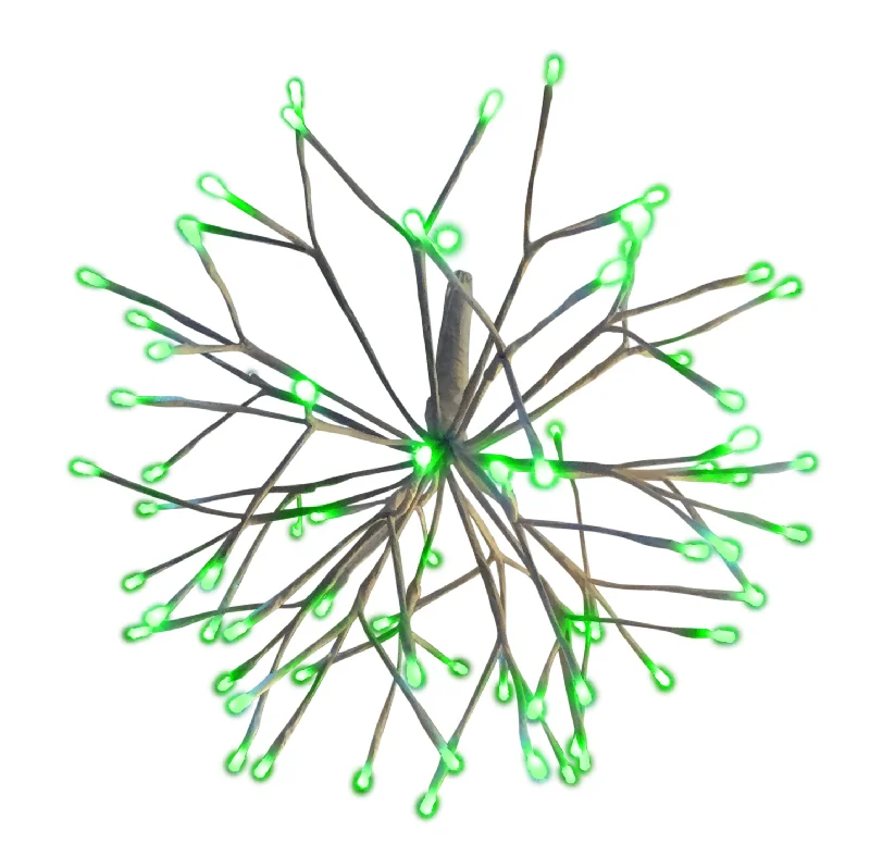 Christmas Traditions 16" Starlight Cluster with 72 LED Green Lights