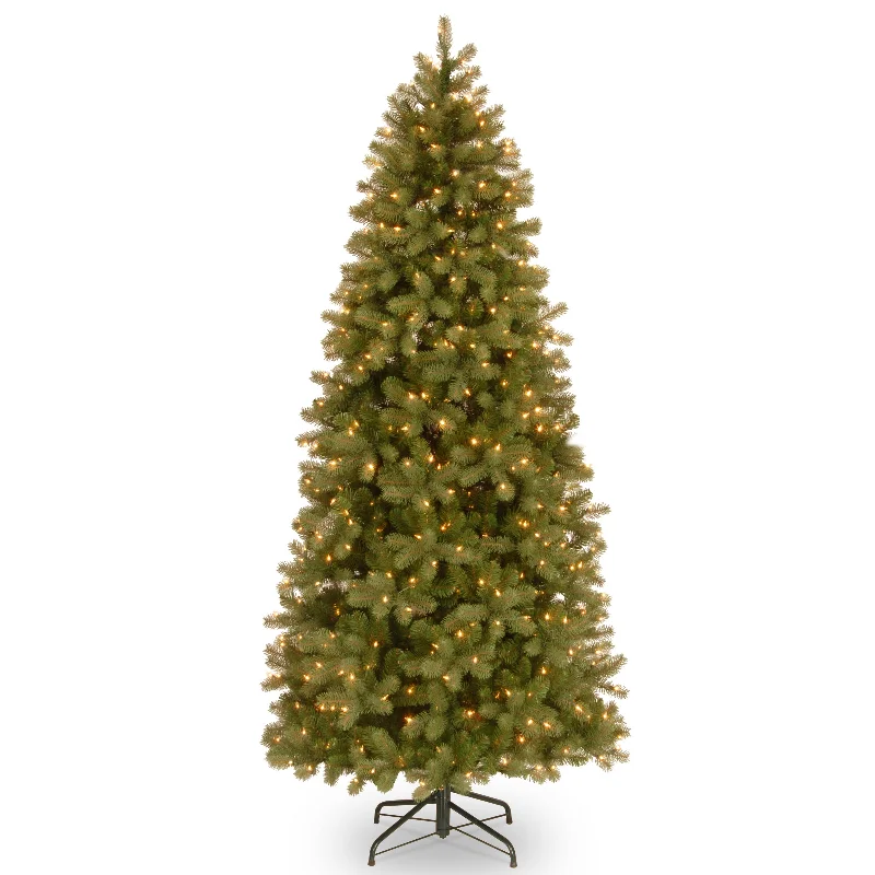 Christmas Sparkly Fairy Lights 18 in. Pre-Lit Downswept Douglas Slim Fir Tree with Clear Lights Christmas Sparkly Fairy Lights 18 in. Pre-Lit Downswept Douglas Slim Fir Tree with Clear Lights