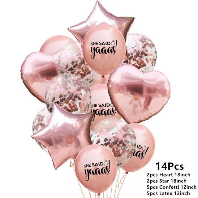 14pcs-SHe RoseGold C
