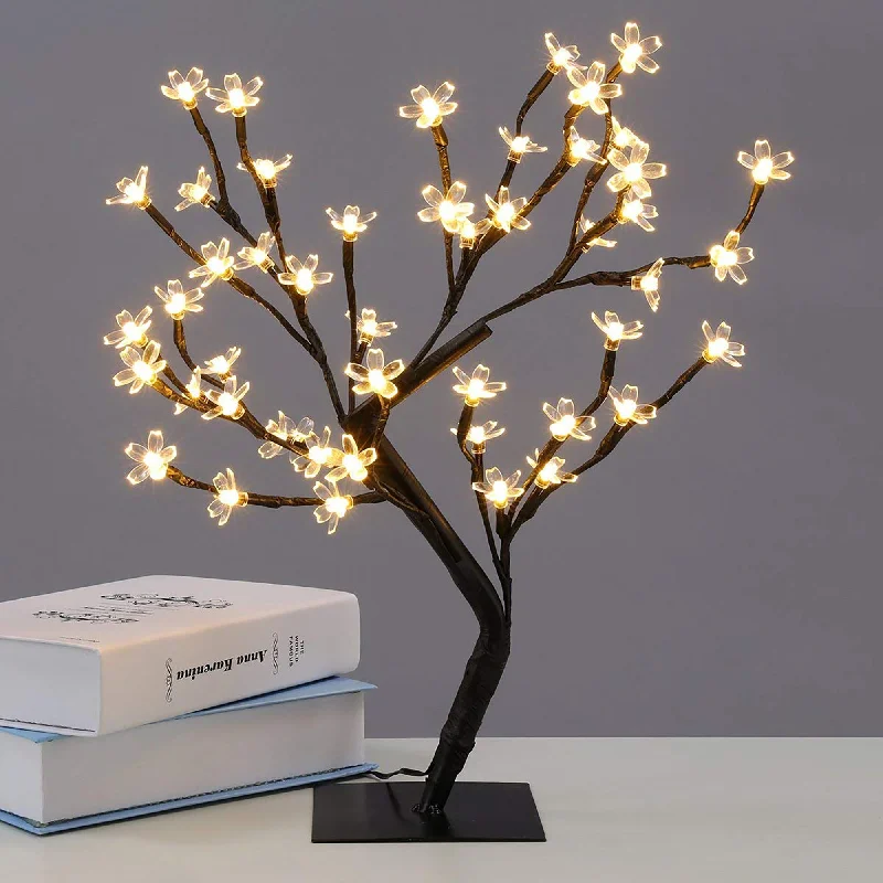 2' Lighted Cherry Blossom Tree (Warm White)