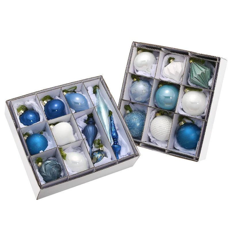 Christmas Sparkly Fairy Lights 20-Piece Christmas Tree Ornament Set, Arctic Lights Collection Christmas Sparkly Fairy Lights 20-Piece Christmas Tree Ornament Set, Arctic Lights Collection
