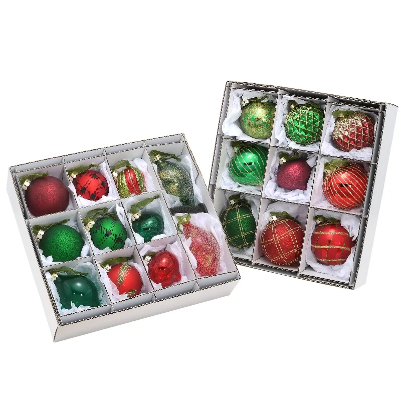 Christmas Pajamas 20-Piece Christmas Tree Ornament Set, Rural Homestead Collection