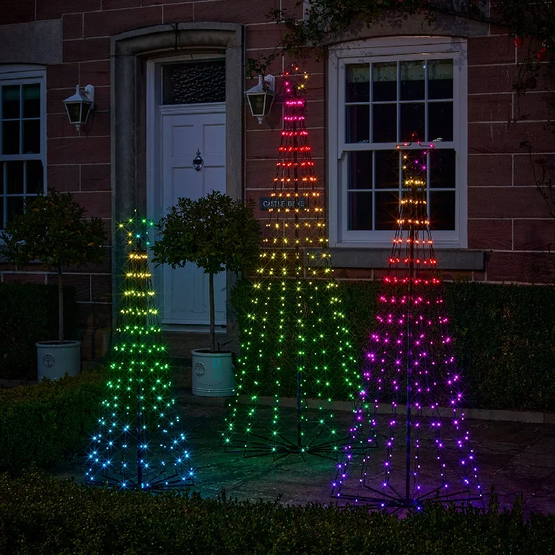 3 Colour Select Micro LED Christmas Trees