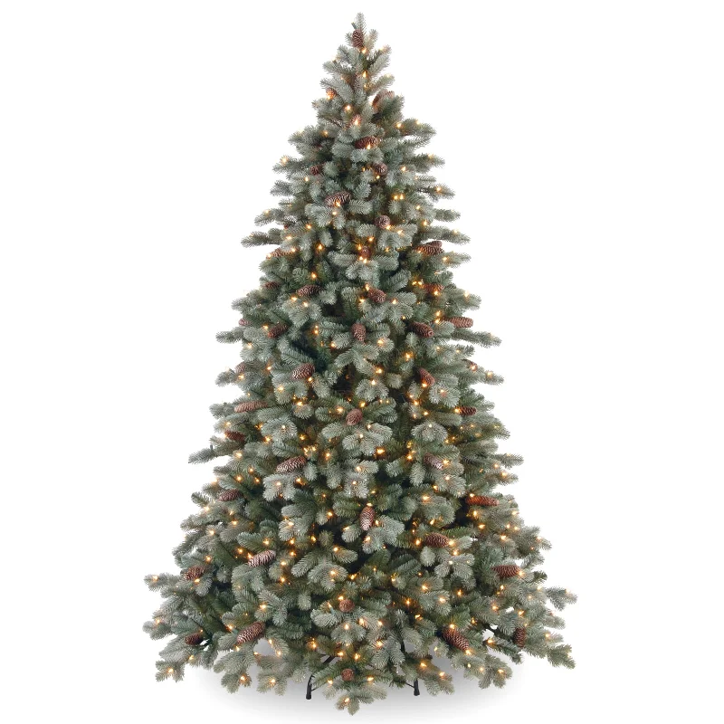 Christmas Winter Forest Walks 3 ft. Pre-Lit Frosted Colorado Spruce Tree with Warm White LED Lights Christmas Winter Forest Walks 3 ft. Pre-Lit Frosted Colorado Spruce Tree with Warm White LED Lights