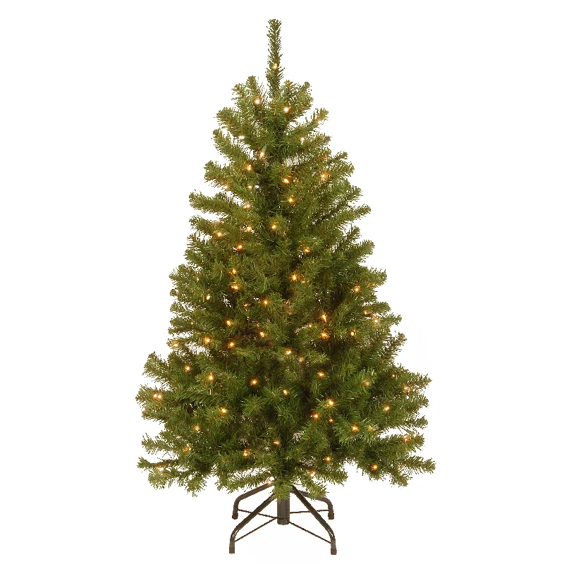 Christmas Night 4.5 ft. Pre-Lit North Valley Tree with Clear Lights