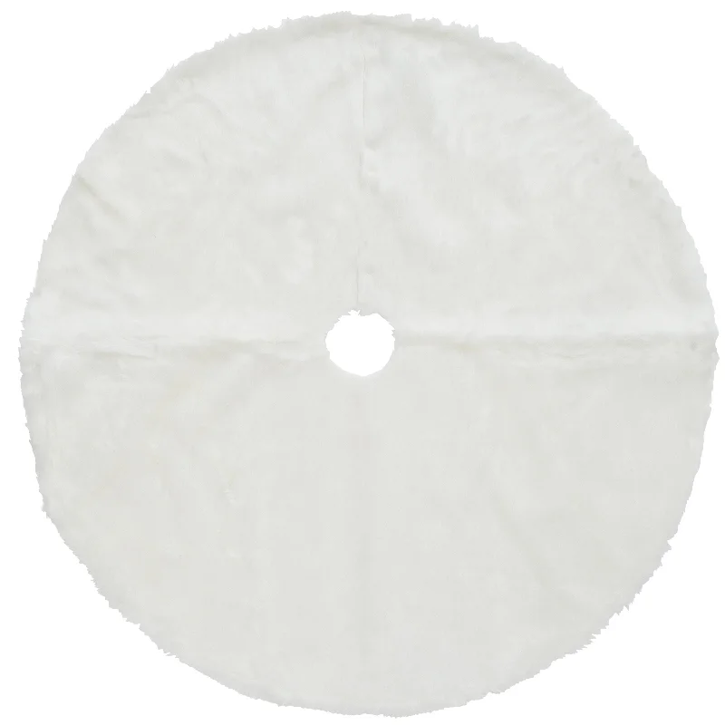 Christmas Scented Holiday Candles 48 in. General Store Collection White Faux Fur Tree Skirt Christmas Scented Holiday Candles 48 in. General Store Collection White Faux Fur Tree Skirt