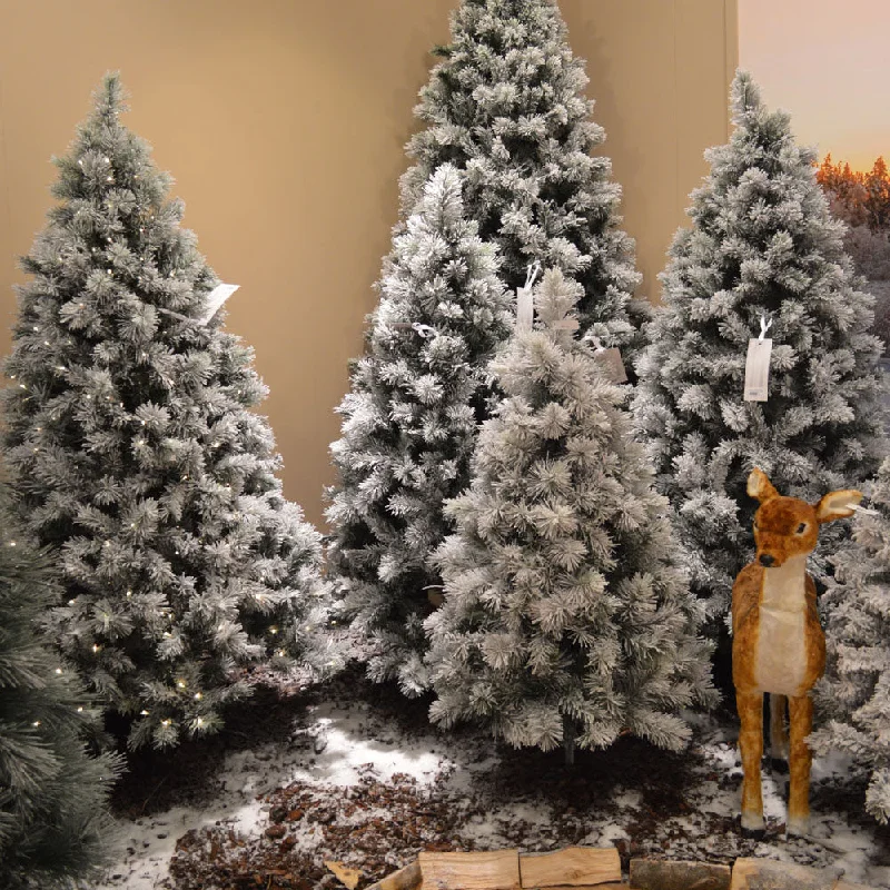 Christmas Tree Decorations 4ft, 5ft, 6ft, 7ft or 8ft Snowy Vancouver Artificial Christmas Tree Green Christmas Tree Decorations 4ft, 5ft, 6ft, 7ft or 8ft Snowy Vancouver Artificial Christmas Tree Green