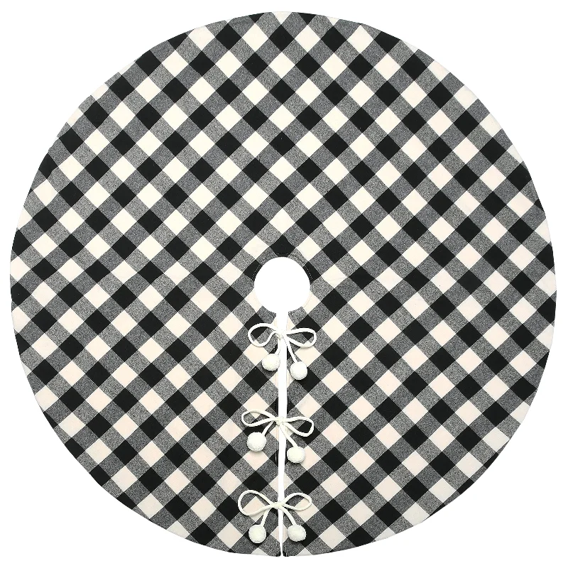 Christmas Celebration 52 in. General Store Collection Plaid Tree Skirt