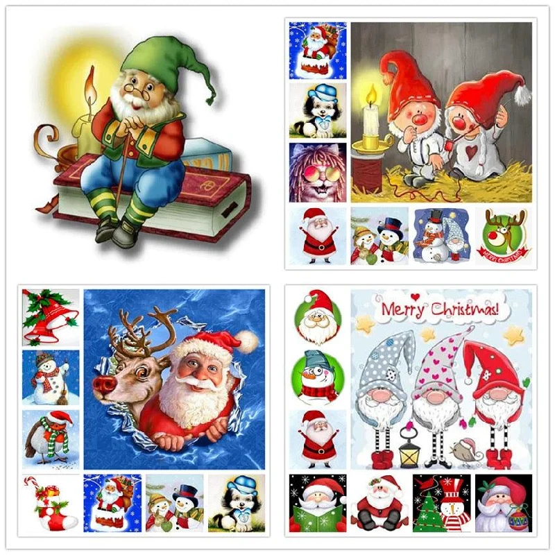 Christmas Fireplace Decor New 5d Christmas Themed Diamond Painting