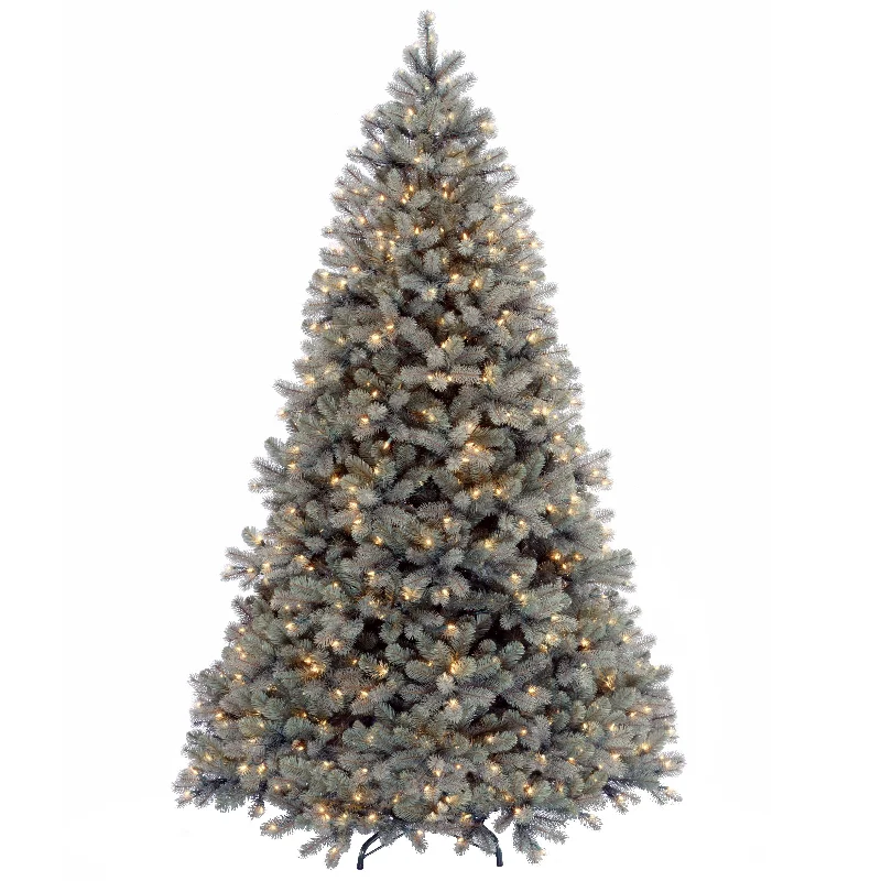 Christmas Wishes 6.5 ft. Pre-Lit Downswept Douglas Blue Fir Tree with Clear Lights Christmas Wishes 6.5 ft. Pre-Lit Downswept Douglas Blue Fir Tree with Clear Lights