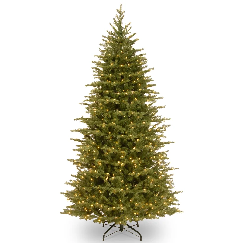 Christmas Presents 6.5 ft. Pre-Lit Nordic Spruce Slim Tree with Clear Lights