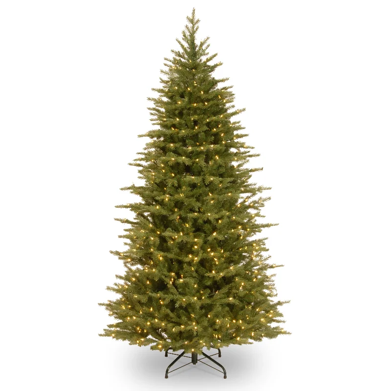 Christmas Home-Baked Goodies 6.5 ft. Pre-Lit Nordic Spruce Slim Tree with Dual Color LED Lights Christmas Home-Baked Goodies 6.5 ft. Pre-Lit Nordic Spruce Slim Tree with Dual Color LED Lights