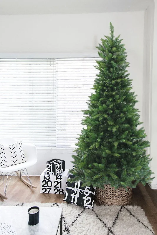 Christmas Crackling Bonfire 6.5' Lincoln Fir Christmas Tree
