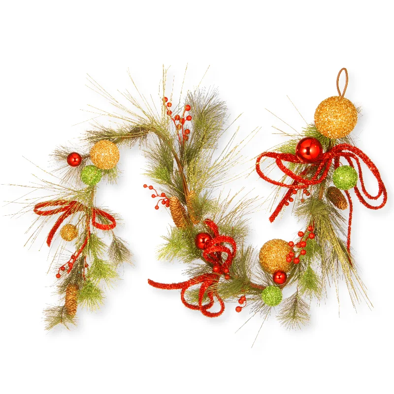 Christmas Decor 6 ft. Ornament Garland
