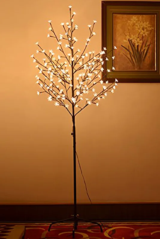 6' Lighted Cherry Blossom Tree