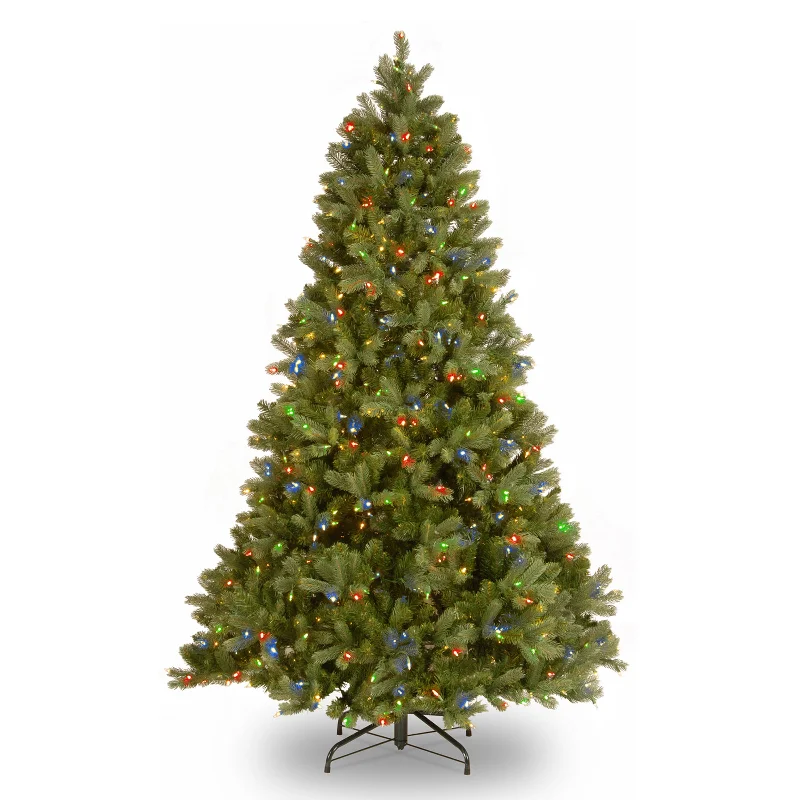 Christmas Glowing Christmas Stars 7.5 ft. Pre-Lit Bayberry Spruce with PowerConnect Multicolor Lights Christmas Glowing Christmas Stars 7.5 ft. Pre-Lit Bayberry Spruce with PowerConnect Multicolor Lights