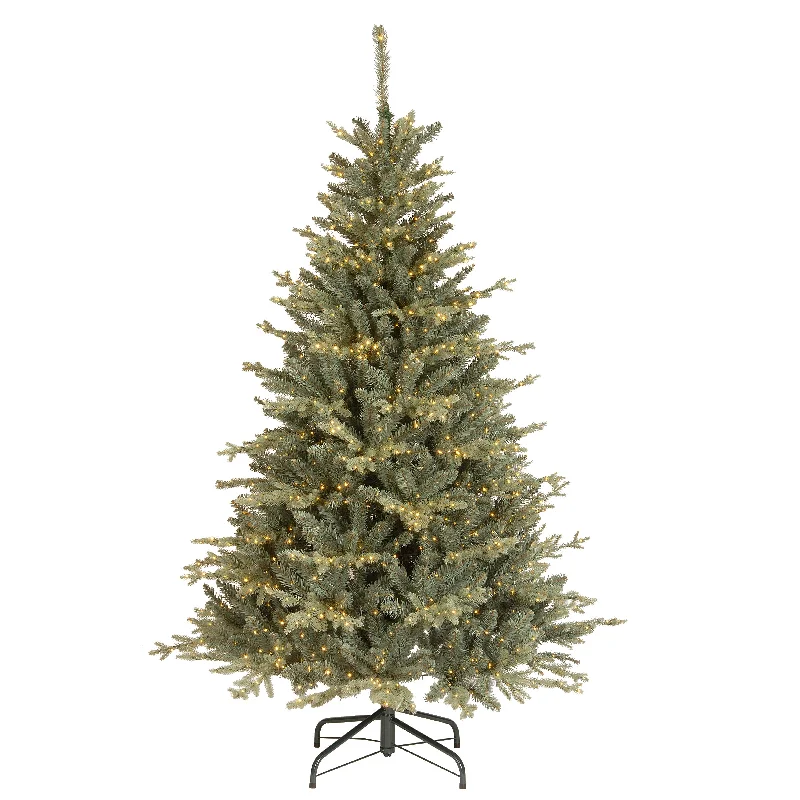 Christmas Home-Baked Goodies 7.5 ft. Pre-Lit Cambridge Blue Fir Tree with Infinity Lights