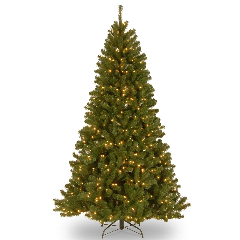 7.5 ft. Pre-Lit North Valley Spruce Tree with Dual Color LED Lights