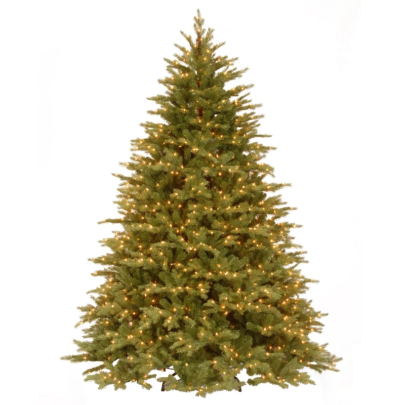 Christmas Winter Night Sky 7.5 ft. Pre-Lit Northern Fraser Tree with Clear Lights