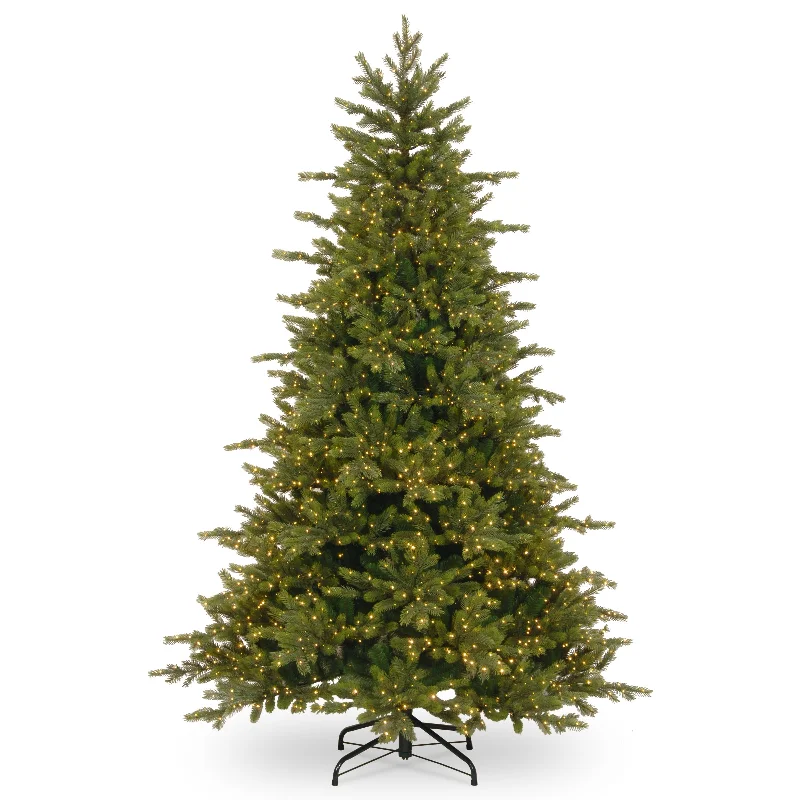 Christmas Cheerful Holiday Atmosphere 7.5 ft. Pre-Lit Rocky Mountain Spruce Tree with  Infinity Lights