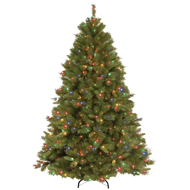 Christmas Midnight Fun 7.5 ft. Pre-Lit Winchester Pine Tree with Multicolor Lights