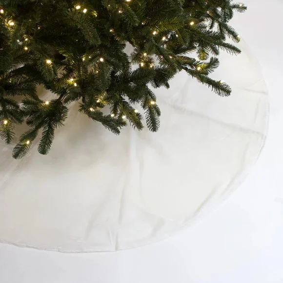 White Velvet Tree Skirt