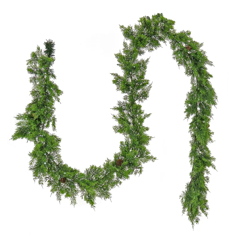 Christmas Magic 9 ft. Natural Look Cedar Garland