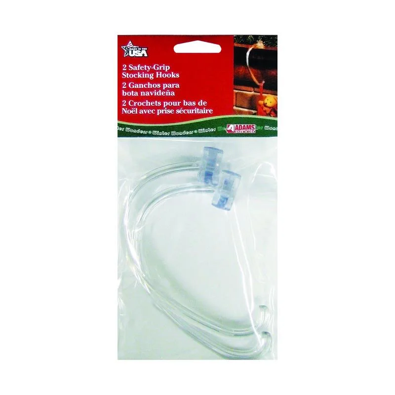 Christmas Spirit Adams Clear Safe Grip Indoor Christmas Decor 5.75 in.
