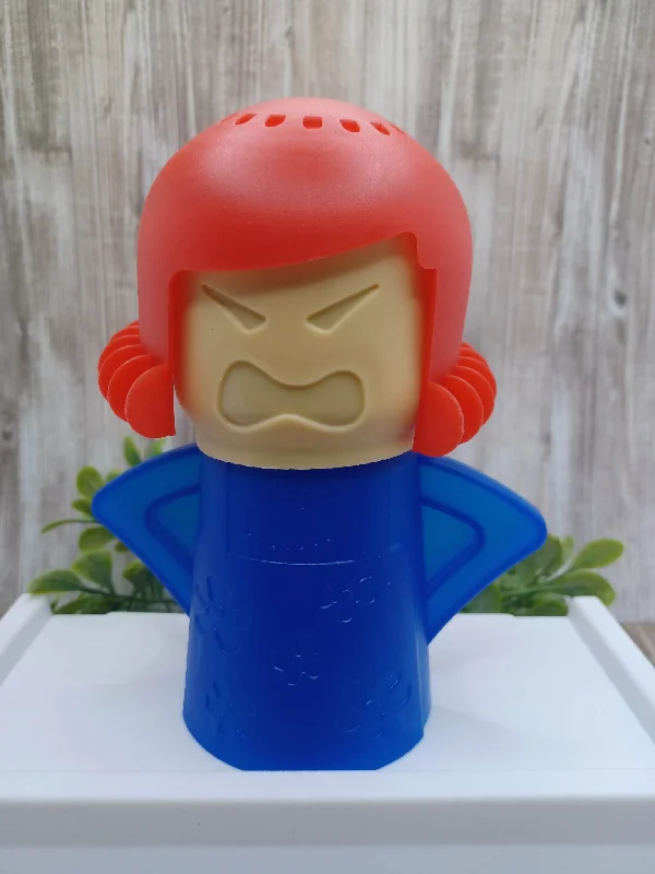 Christmas Family Holiday Movie Night Angry Lady Microwave Cleaner