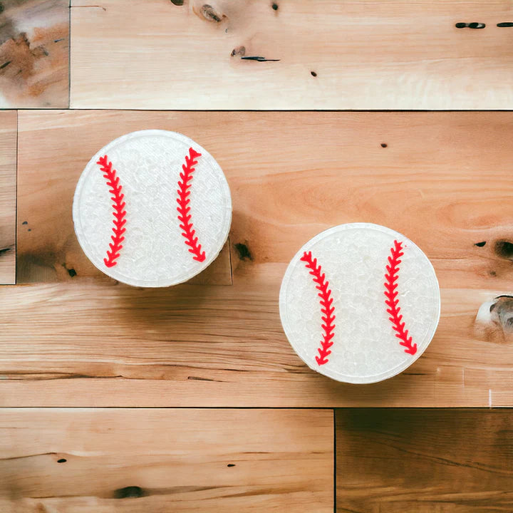 Christmas Winter Scenery Baseball Freshie Vent Clip Set - PREORDER
