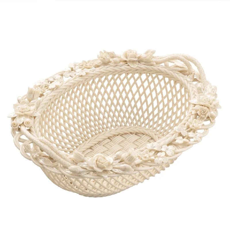 Belleek Classic HRH Platinum Jubilee Replica Basket