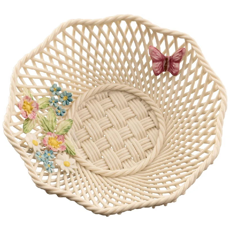 Belleek Classic Wild Irish Hedgerow Summer Basket