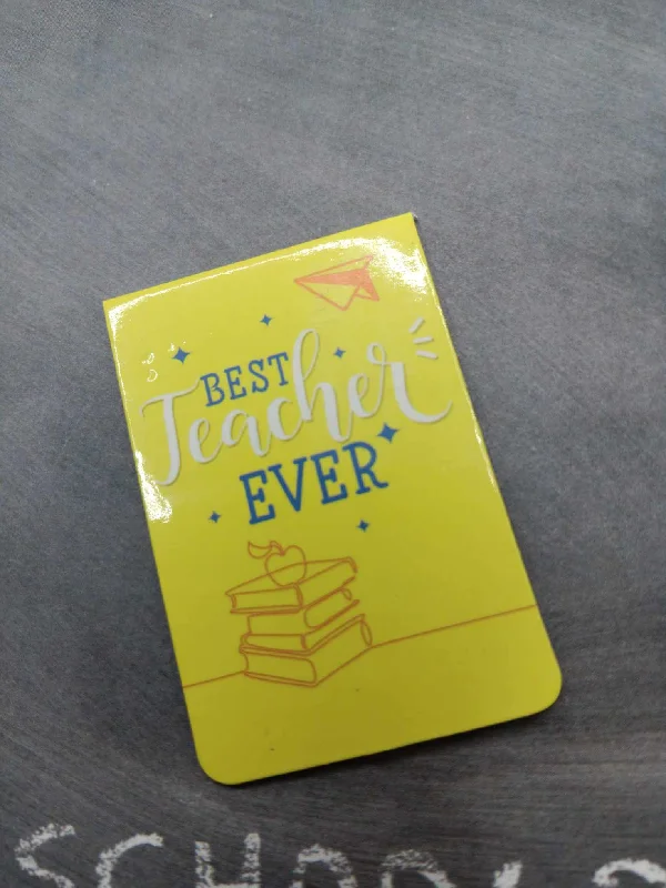 Christmas Wonderland Best Teacher Ever Magnetic Bookmark