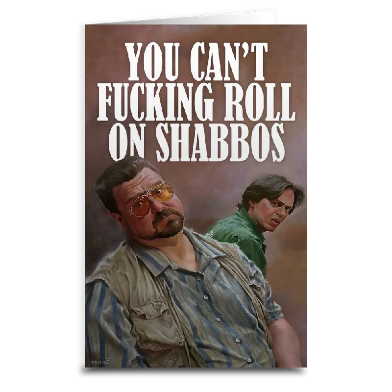 Christmas Scented Holiday Candles Big Lebowski "Shabbos" Card