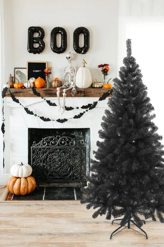 Christmas Magical Traditions Black Canadian Pine Halloween Tree