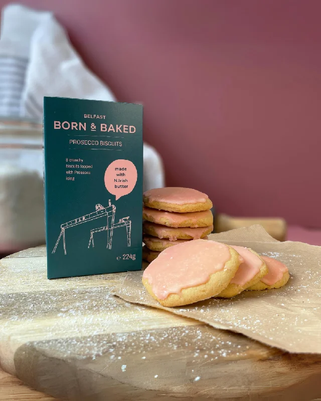 Christmas Garland Prosecco Biscuits | Born & Baked