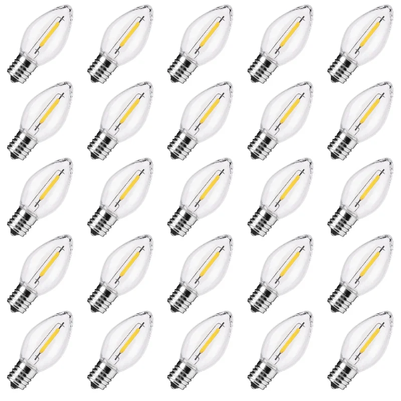 C7 Christmas Lights LED Replacement Bulbs