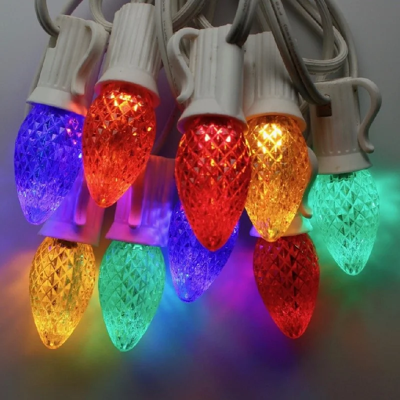 Christmas Wonderland C7 Multicolor LED Bulbs E12 Bases (SMD) (25 Pack)