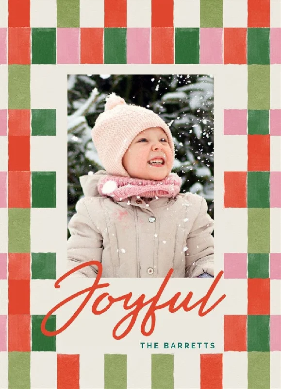 Christmas Festive Festivities Cheerfully Checkered