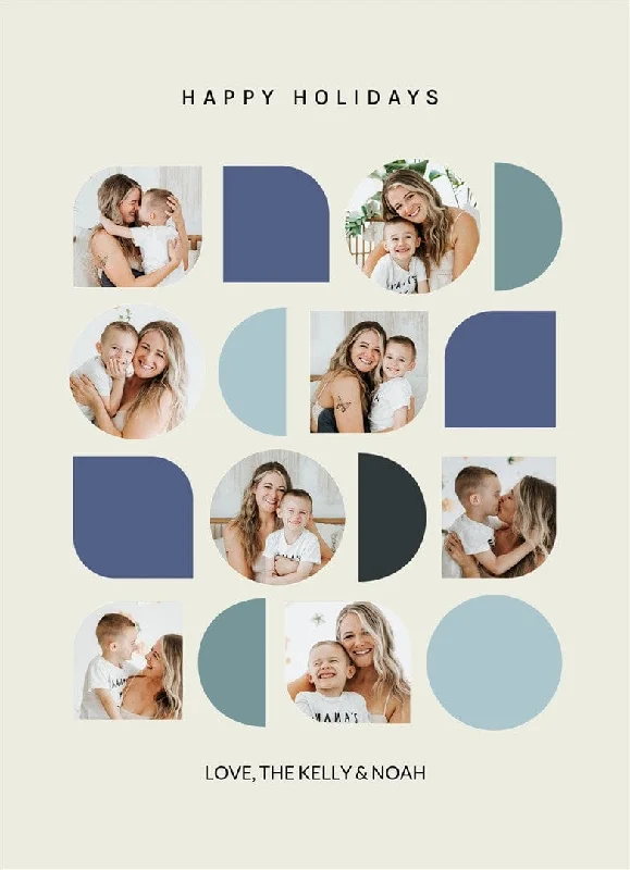 Christmas Family Time Geometric Greetings