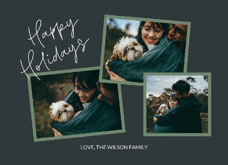 Christmas Cheerful Holiday Atmosphere Snapshots of Love