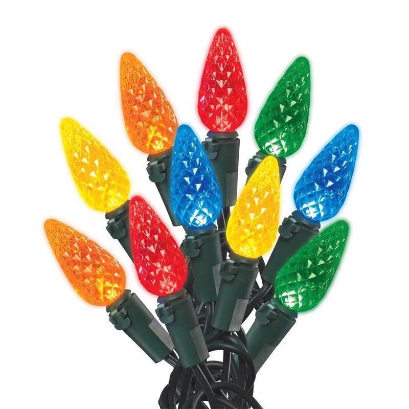 Christmas Storytelling Around Fire Celebrations Blue LED C6 Multicolored 100 ct String Christmas Lights 24.5 ft. Christmas Storytelling Around Fire Celebrations Blue LED C6 Multicolored 100 ct String Christmas Lights 24.5 ft.