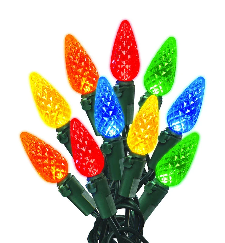 Christmas Icy Wonderland Celebrations LED C6 Multi-color 150 ct String Christmas Lights 37 ft. Christmas Icy Wonderland Celebrations LED C6 Multi-color 150 ct String Christmas Lights 37 ft.